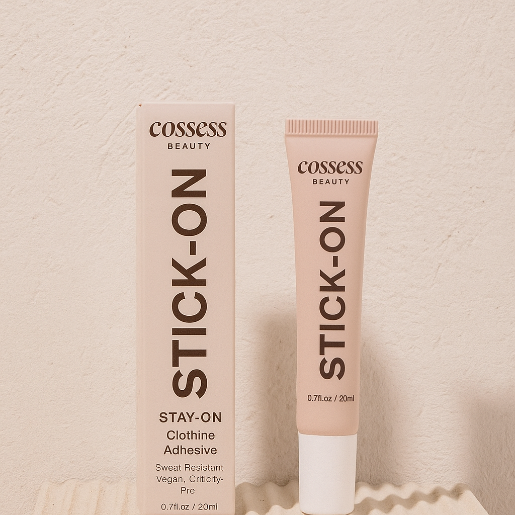 Cossess Beauty Stick-On Stay-On Body Glue | Sweat-Resistant & Vegan