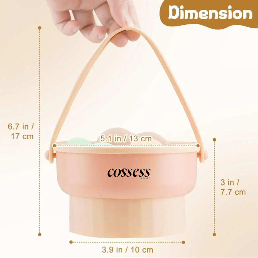 3 in 1 Silicone Make up Brush Cleaning And Drying Bowl
