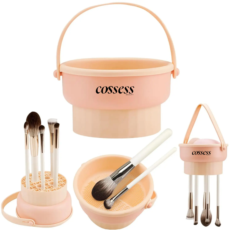 3 in 1 Silicone Make up Brush Cleaning And Drying Bowl