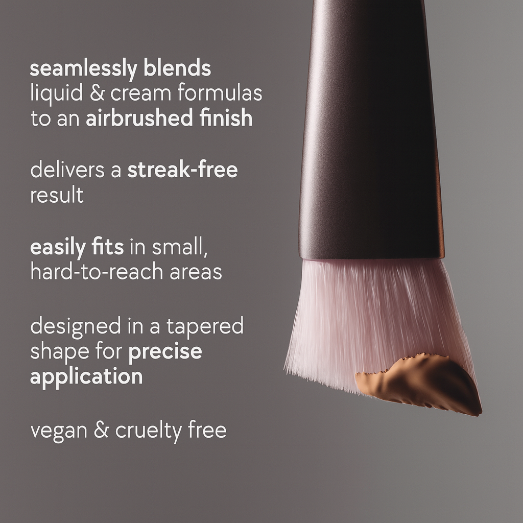 Cossess Beauty Miracle Blend Brush | Angled Concealer Brush for Perfect Blending Contouring & Flawless Finish