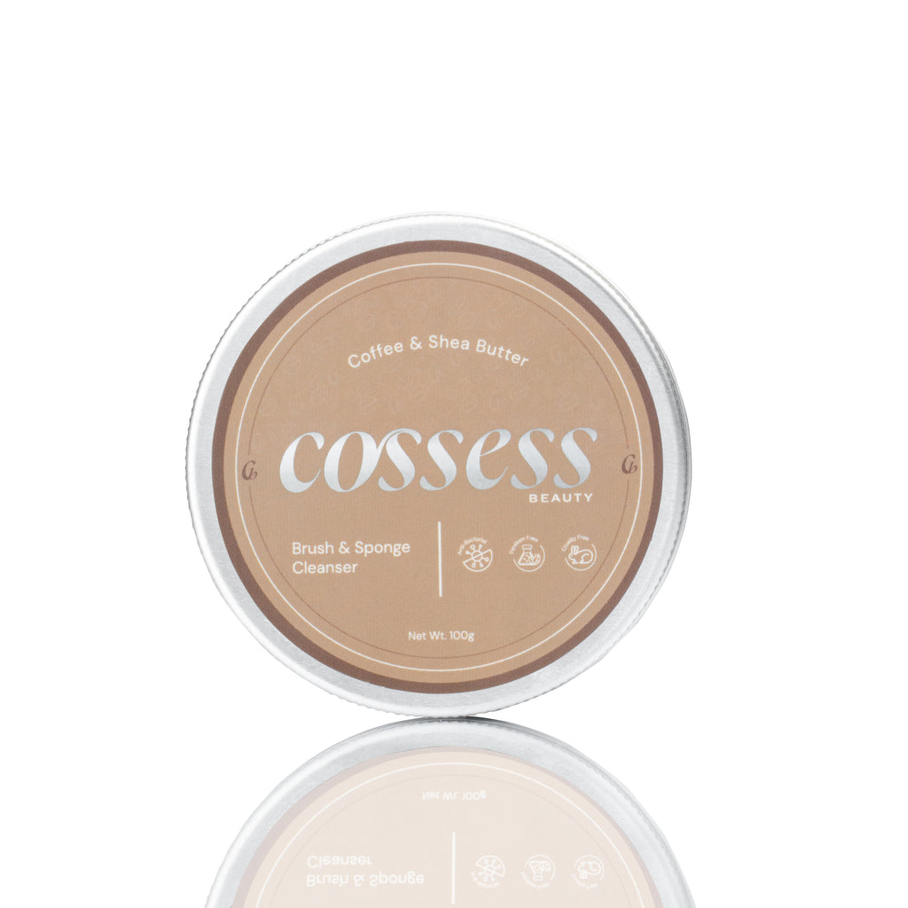 Coffee and Shea Butter Solid Makeup Brush And Sponge Cleanser